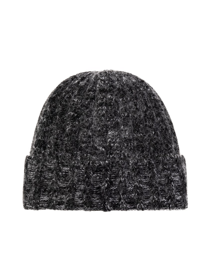 Saint Laurent Logo Brushed Wool-Blend Beanie