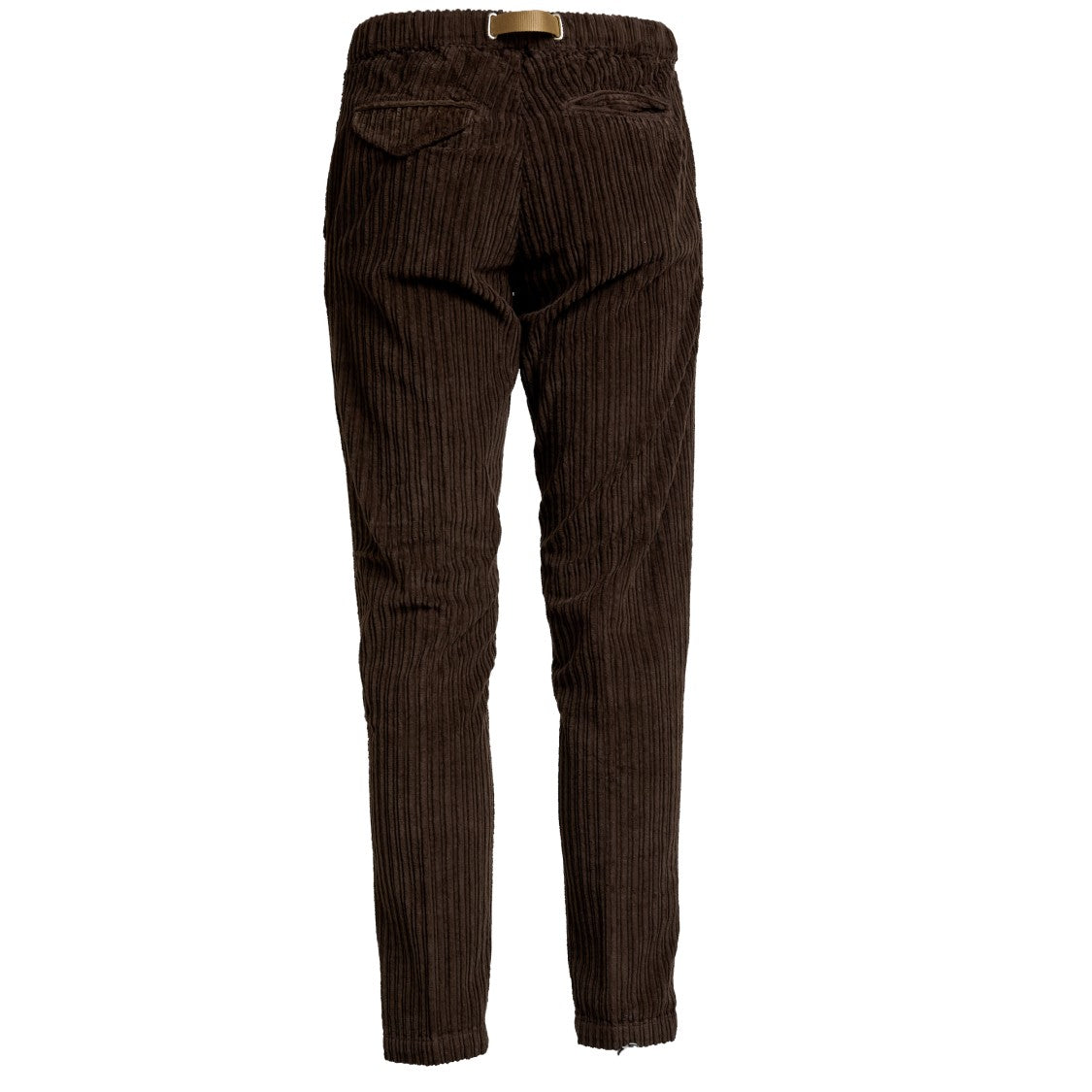 Whitesand Chocolate Wide-Wale Corduroy Drawstring Trousers