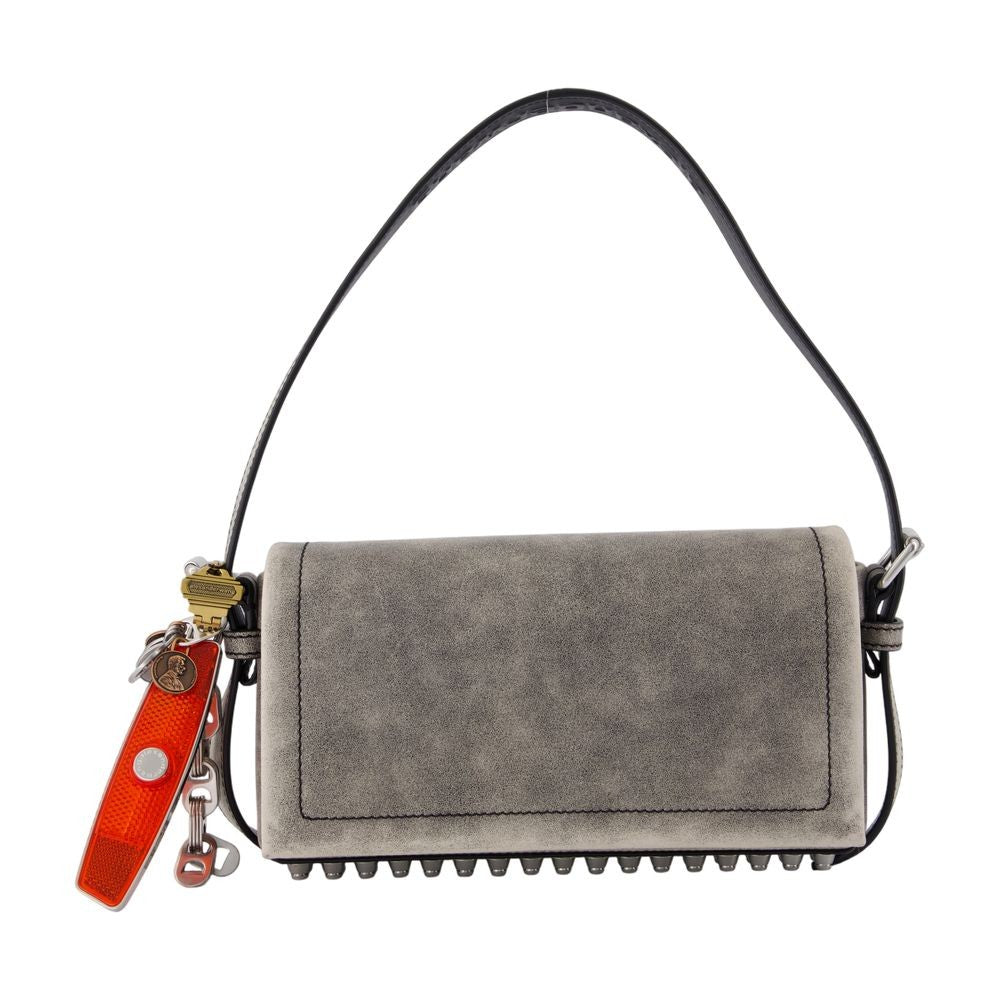 Alexander Wang Ricco Relic Slim Shoulder Bag - Leather - Grey