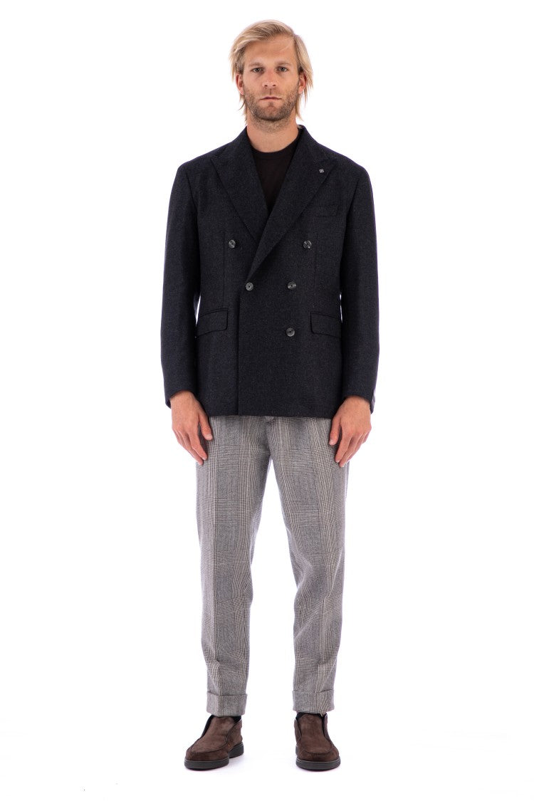 Tagliatore New York Wool-Cashmere Double-Breasted Jacket
