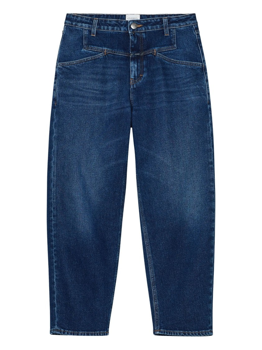 Closed Blue Wash Mid Rise Denim Pants