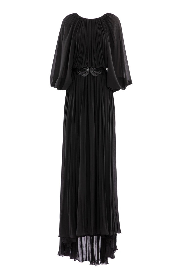 Saiid Kobeisy Pleated Long Dress