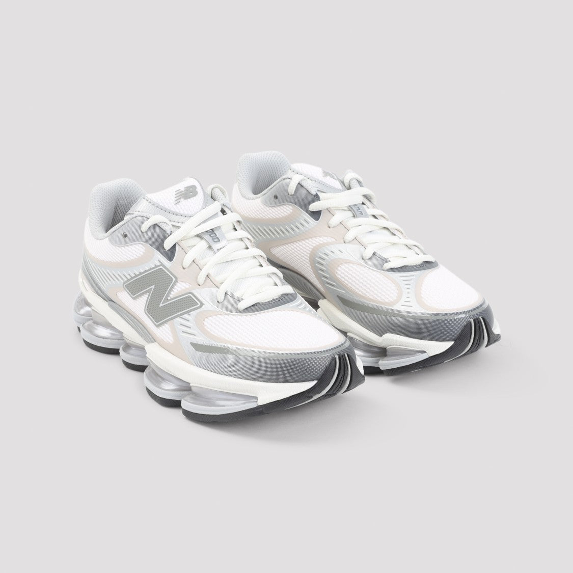 New Balance Futuristic Textile Sneakers With Translucent Cushioning System