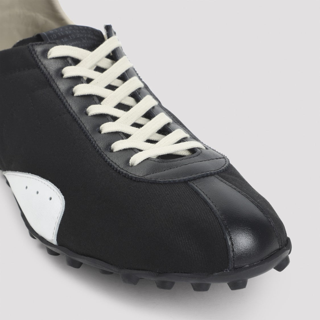 Maison Margiela Black Sprinters Low Top Sneakers