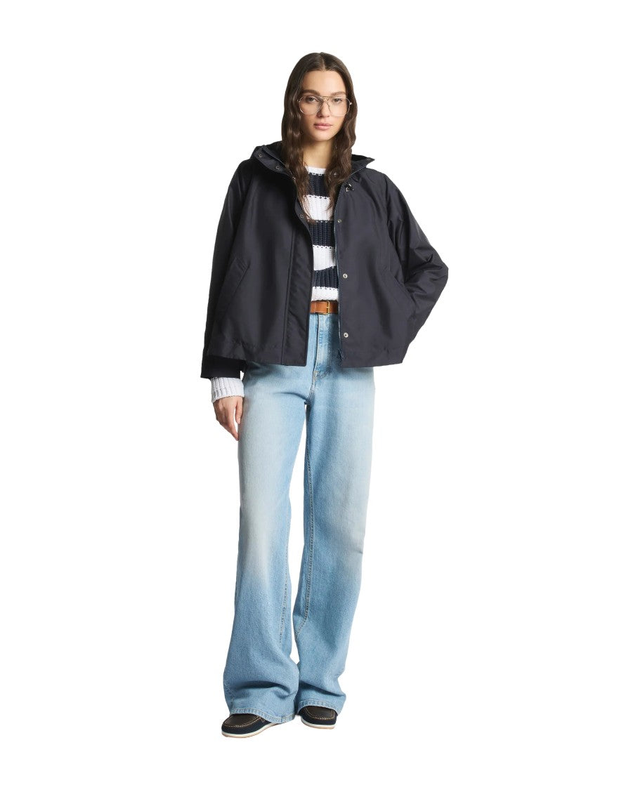 Fay Short Hooded Parka With Adjustable Hem