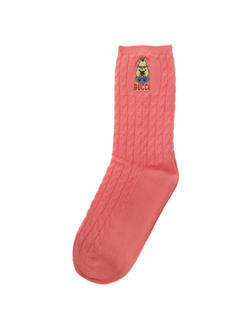 Gucci Treccina Logo Socks