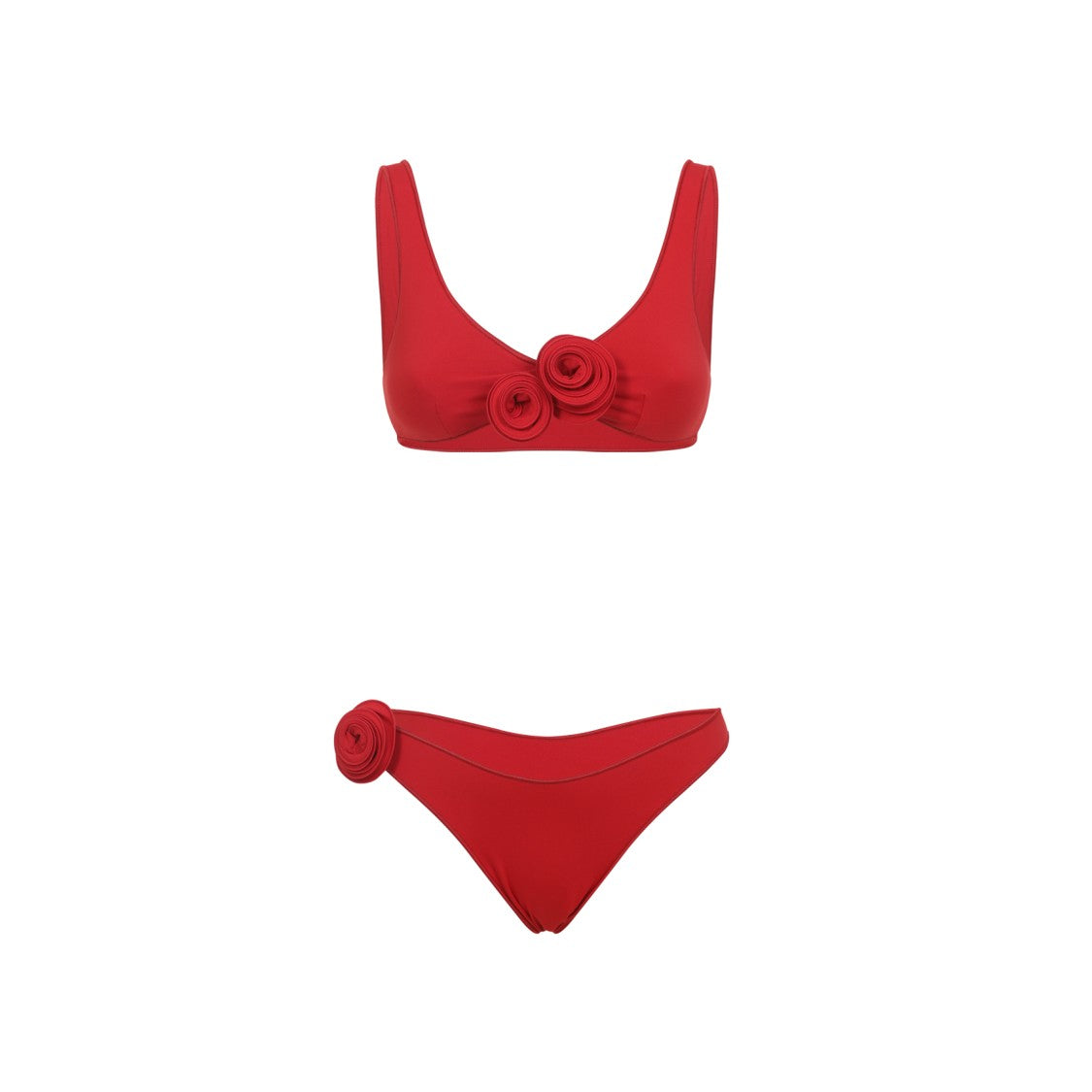 La Reveche Nuha Red Polyamide Bikini