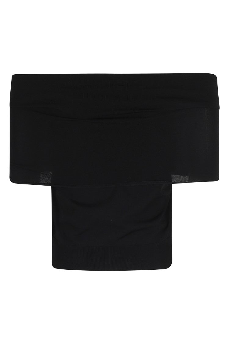Roberto Collina Fitted Off-Shoulder Top