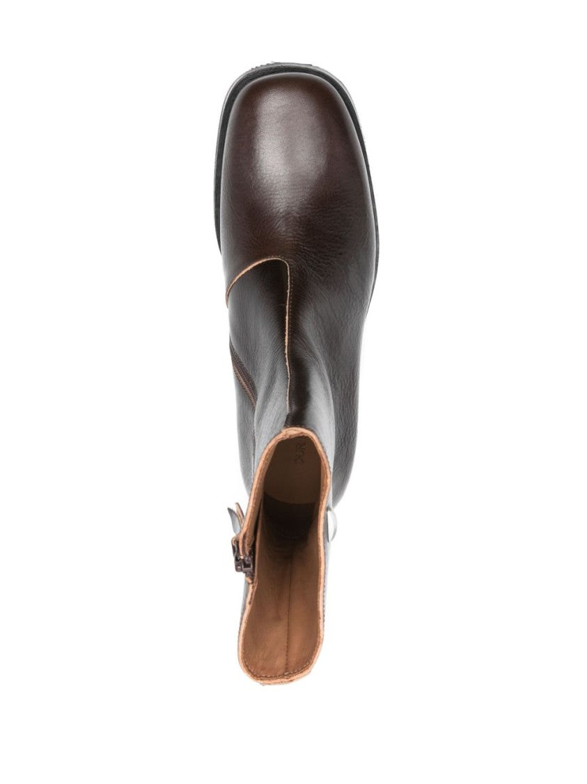 Our Legacy Smooth Leather Truck Boots