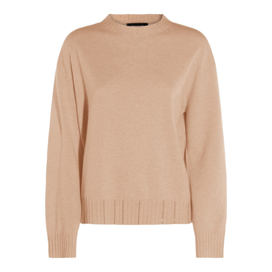 Fabiana Filippi Relaxed Fit Knit Sweater With Ribbed Detail