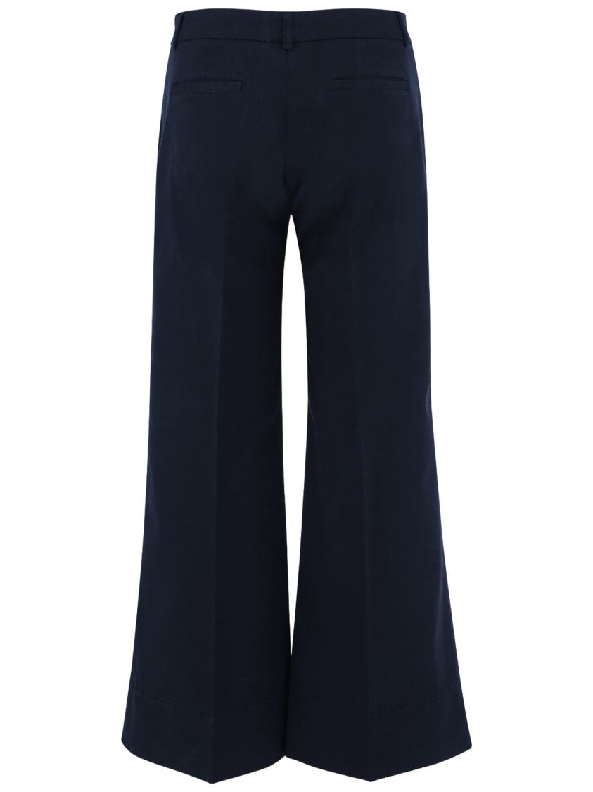 Ql2 Flared Navy Blue Pants
