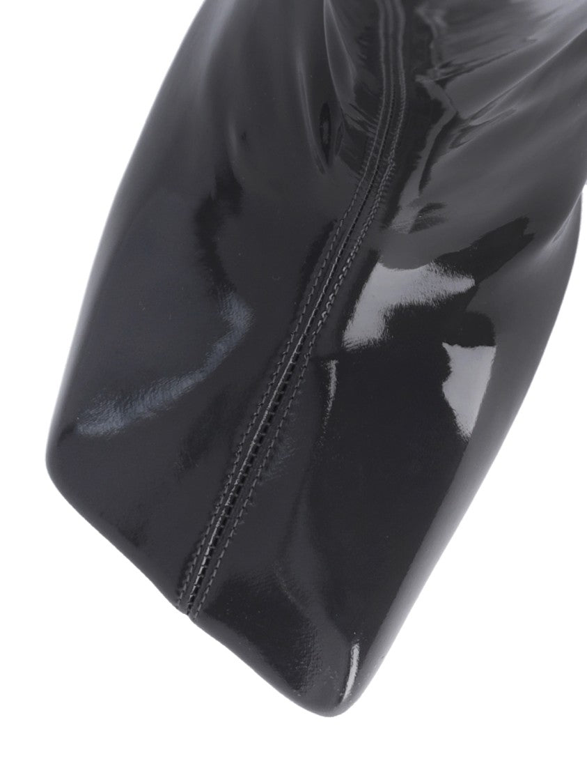 Amina Muaddi "Marine" High Boots