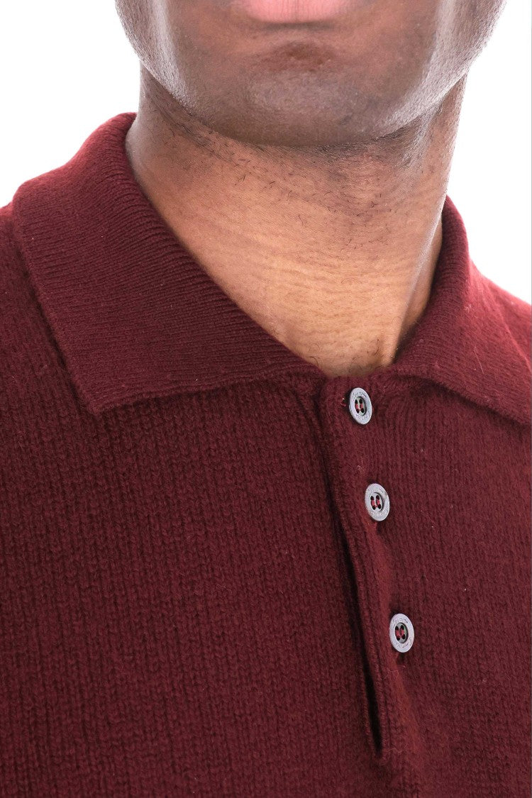 Drumohr Lambswool Knit Polo-Shirt
