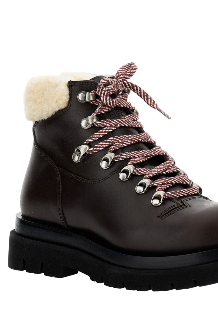 Bottega Veneta Lace-Up Hiking Ankle Boot