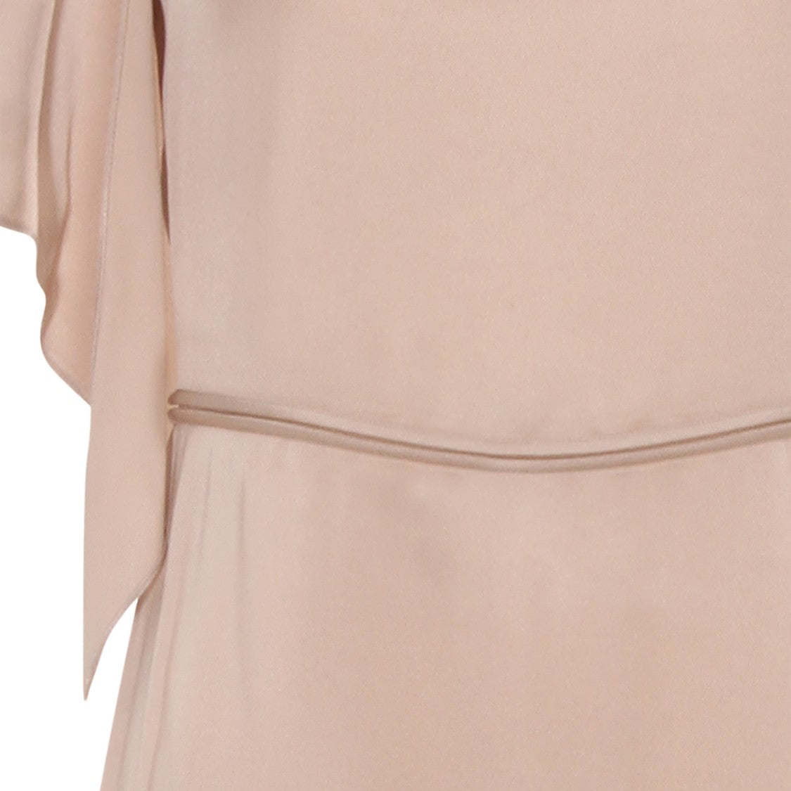 Fabiana Filippi Flowing Midi Dress With High Neckline
