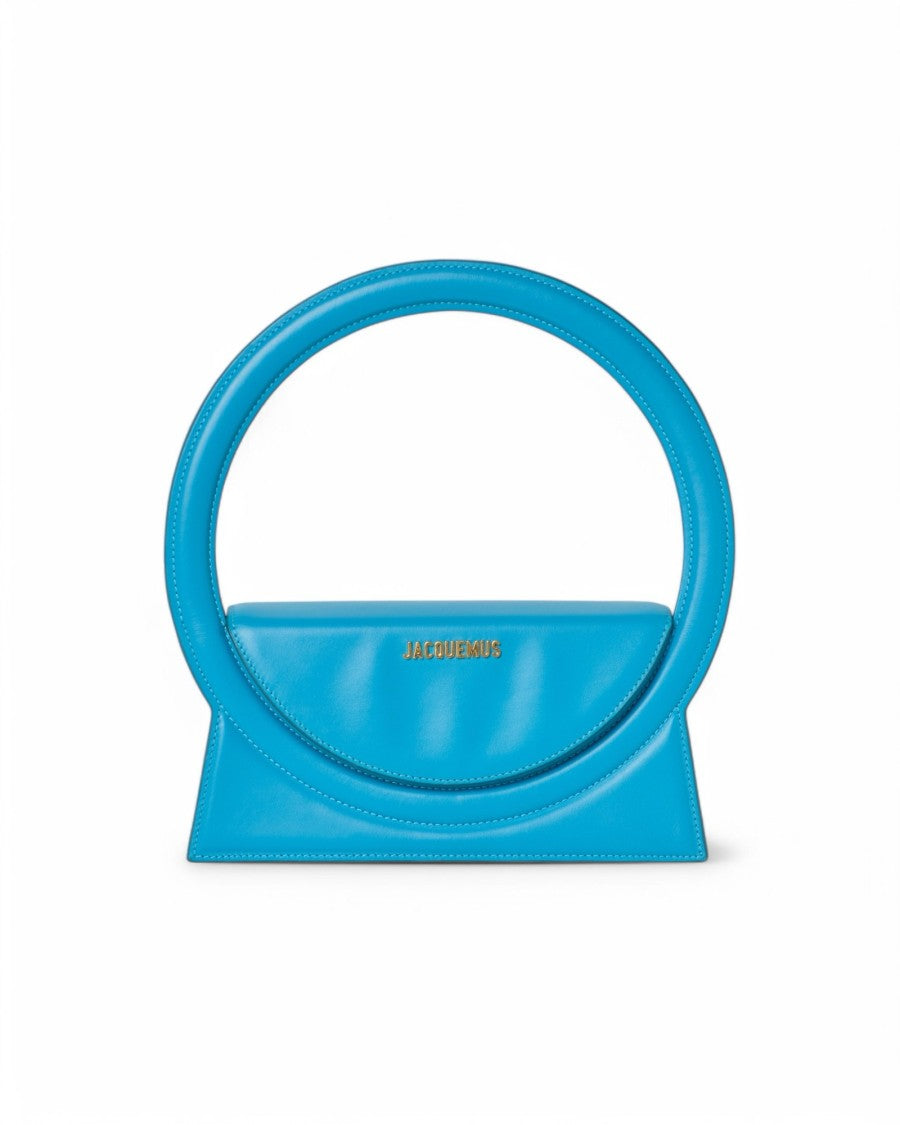 Jacquemus Le Sac Round Medium Azzurra