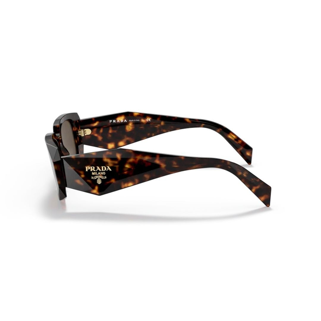 Prada 0Pr 17Ws Rectangular Tortoiseshell Sunglasses