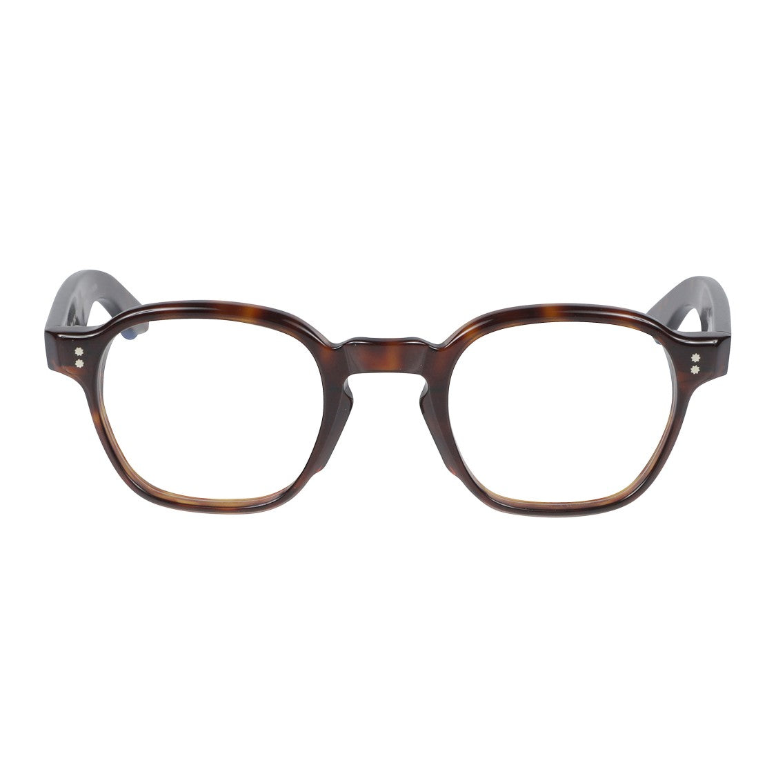 Kador K-Master Square Tortoiseshell Frame Eyeglasses With Metallic Rivets