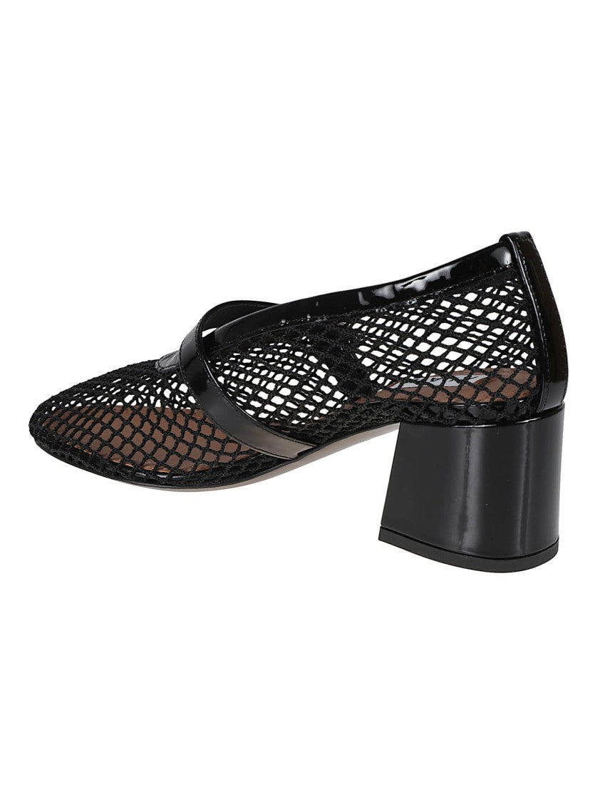 Alaïa Mary Jane Pumps With Pointed Toe And Block Heel