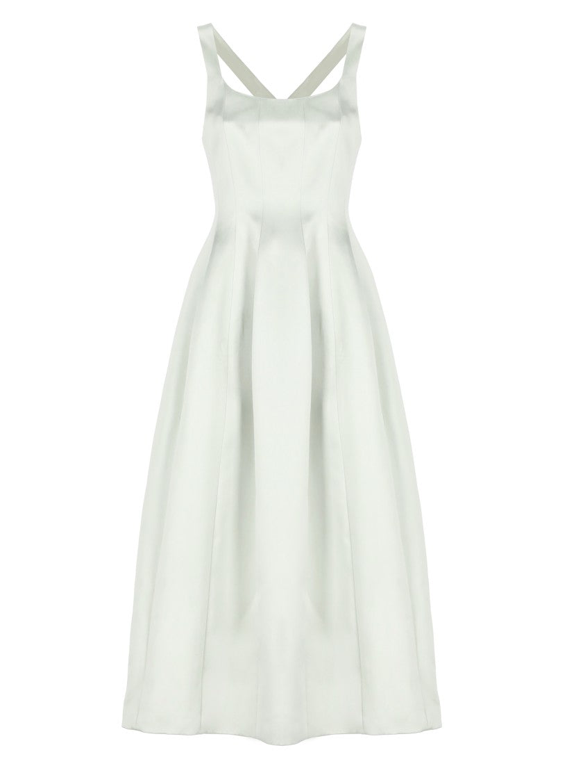 Philosophy Di Lorenzo Serafini Green Satin Dress