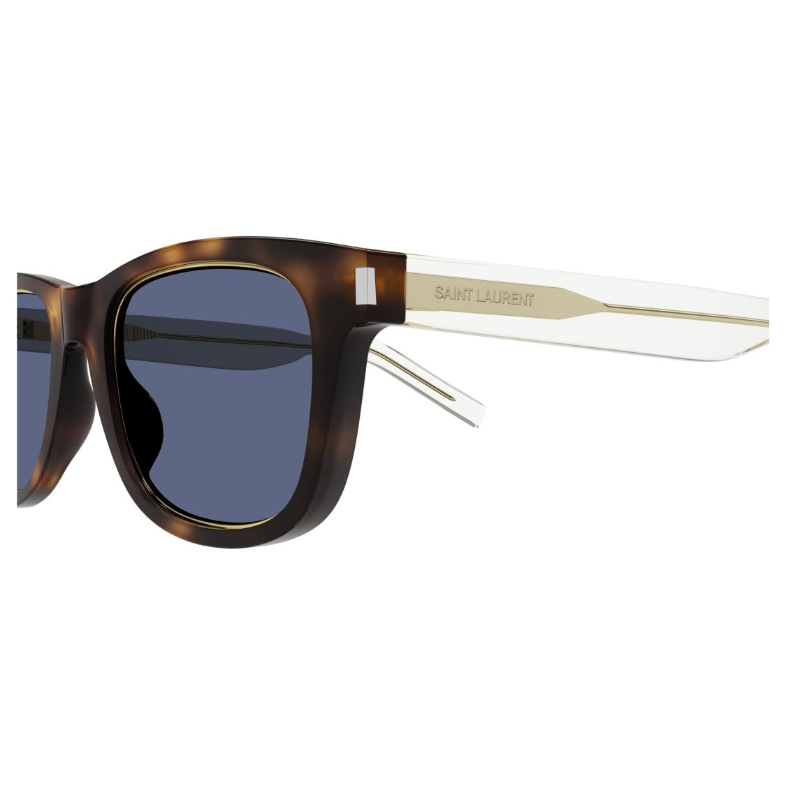 Saint Laurent Sl 51 Rim Bold Square Frame Tortoiseshell Sunglasses