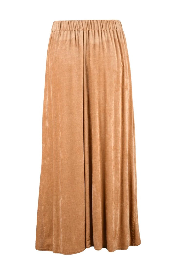 Forte Forte Long Velvet Skirt - Beige