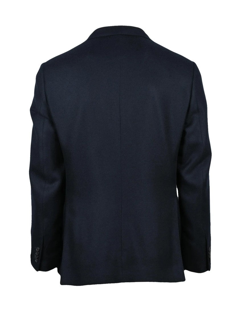 Caruso Rounded Cashmere Jacket With Button Closure And Lined Interior