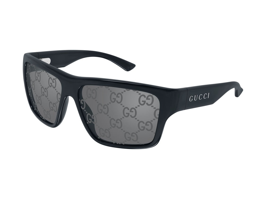 Gucci Gg2239s Black Oversized Square Frame Sunglasses