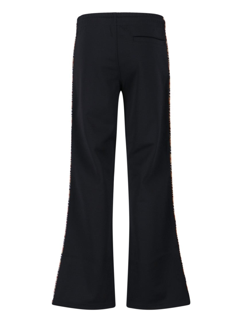 Burberry Flared Trousers With Drawstring Waistband