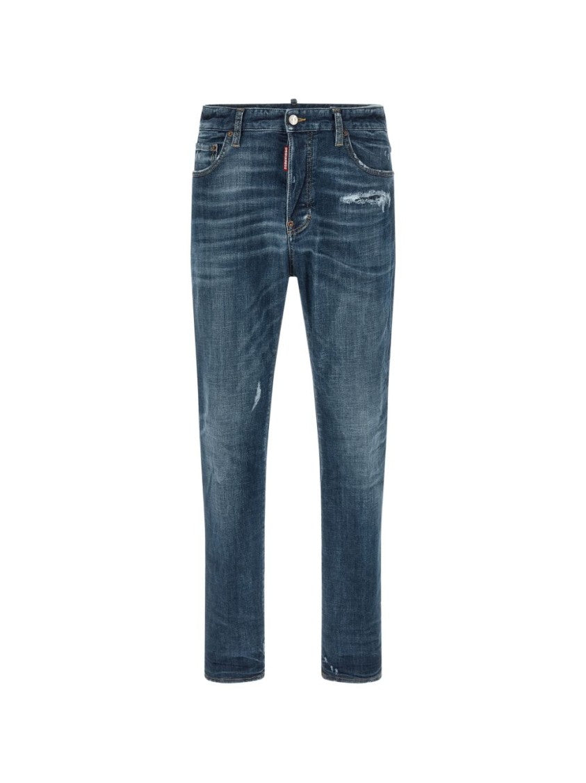 Dsquared2 Slim Fit Distressed Denim Jeans