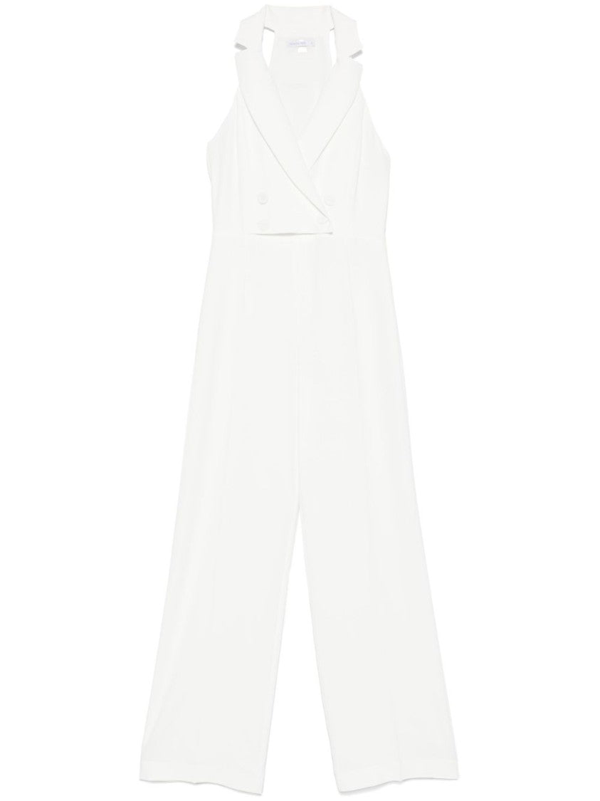 Patrizia Pepe Fitted Polyester Suit With Sharp Lapels And Tailored Silhouette