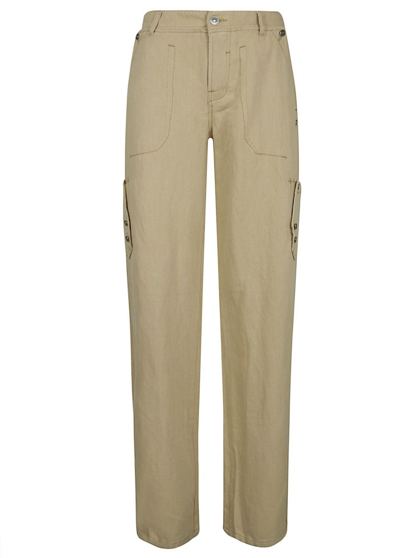 Ermanno Scervino Cotton-Linen Blend Jeans