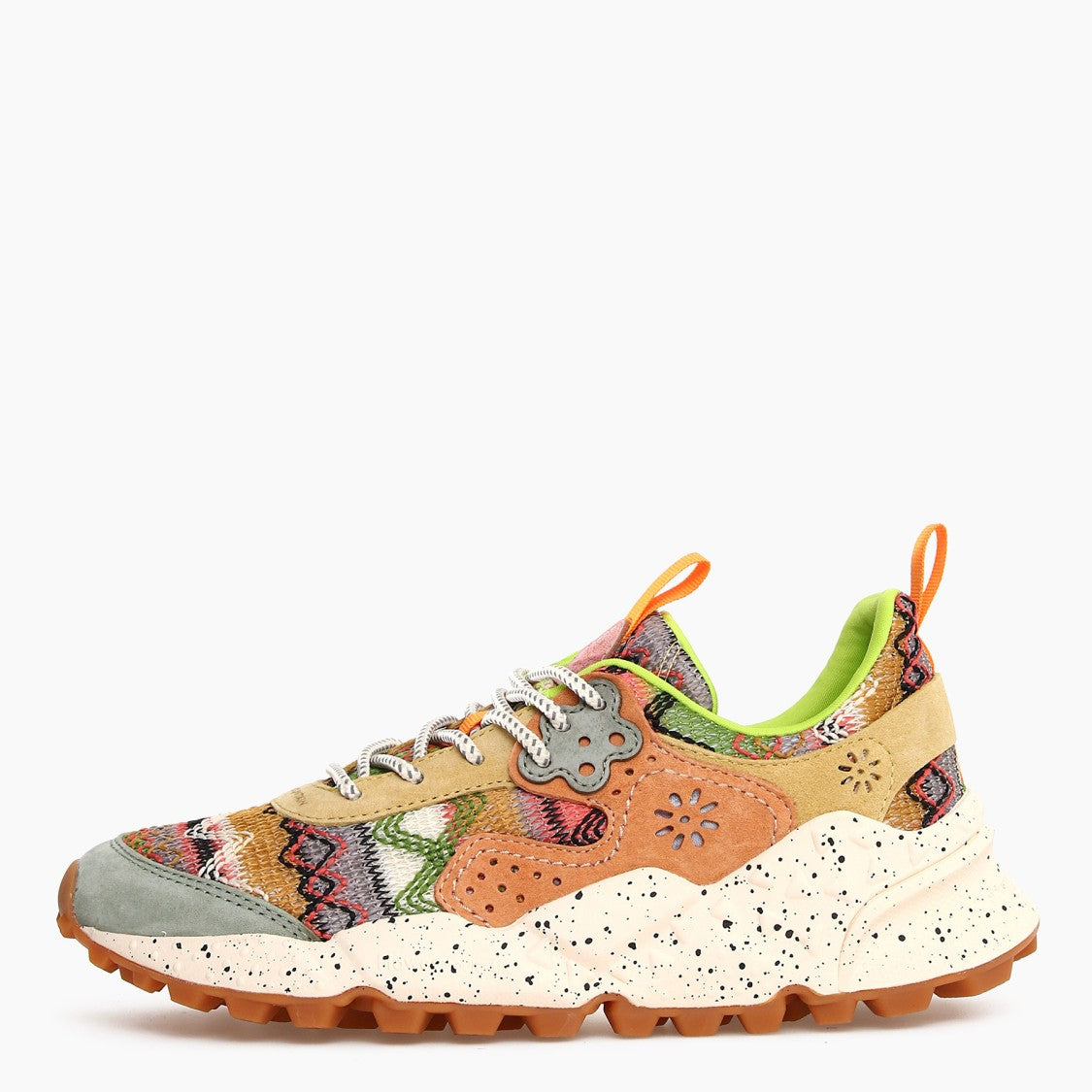 Flower Mountain Intricate Multicolored Knit Sneakers