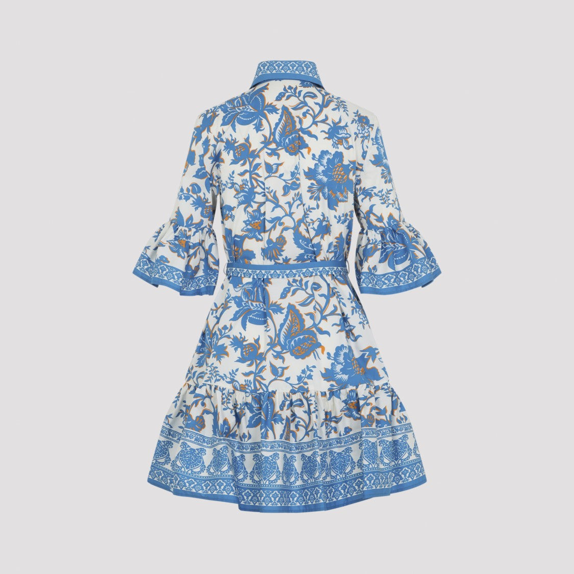Etro Blue Cotton Blend Dress