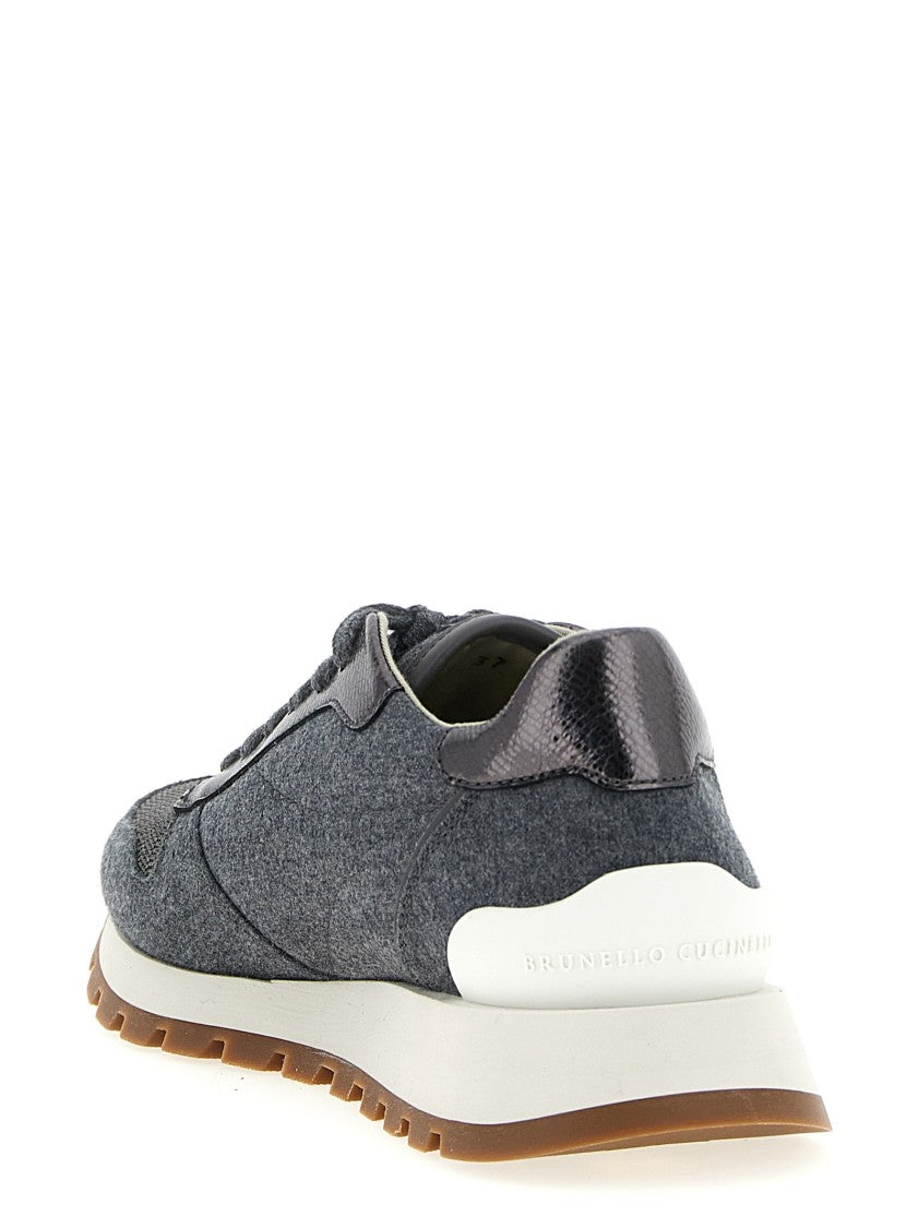 Brunello Cucinelli Runners Precious Toe' Sneakers