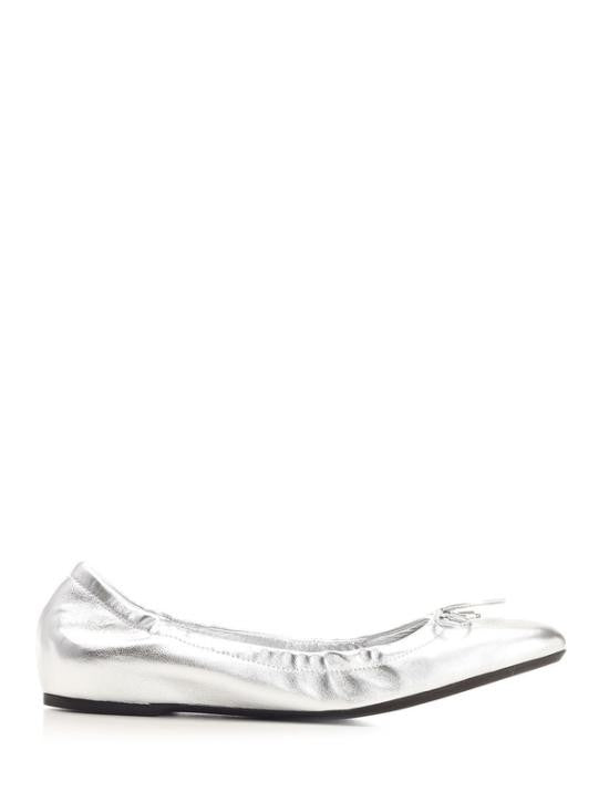 Valentino Pointed Toe Flat Shoes With Delicate Bow Detail