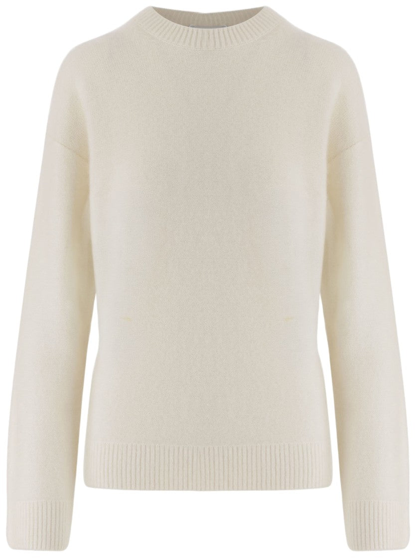 Vince Cashmere Sweater With Crew Neckline And Ribbed Cuffs