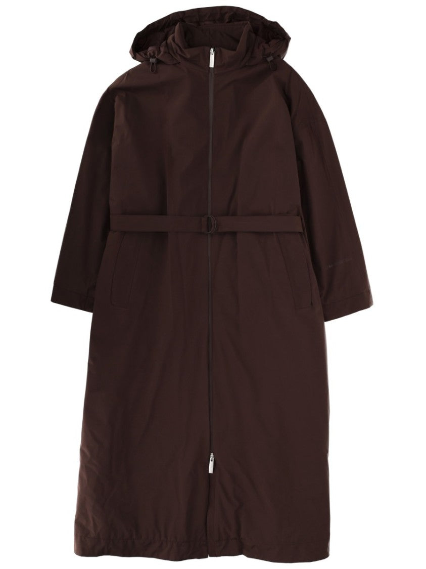 Laminar Brown Goretex Polyamide Trench Coat