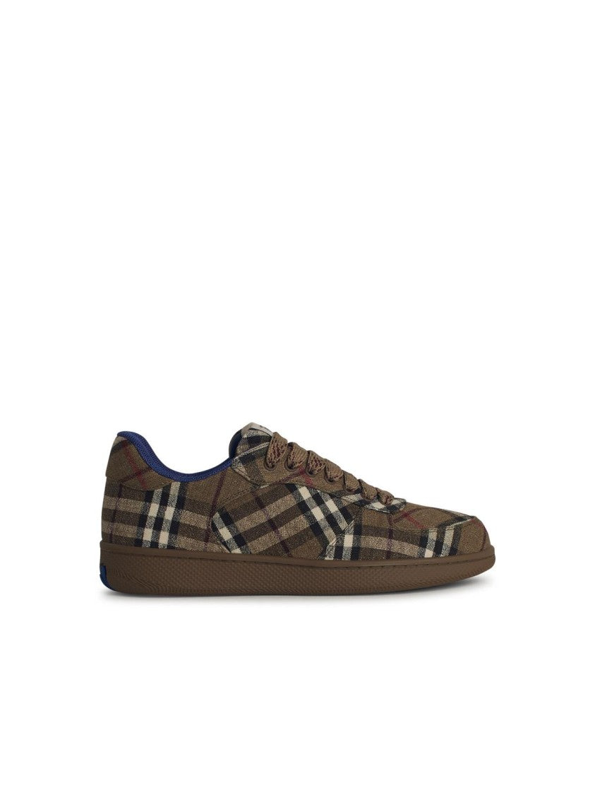 Burberry Terrace' Green Polyester Blend Sneakers
