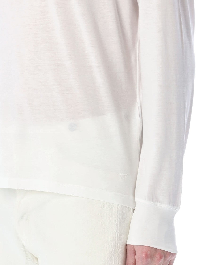 Tom Ford White Classic L/S T-Shirt
