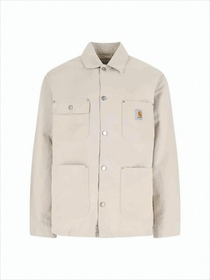 Carhartt Wip Structured Beige Button-Up Carhartt Wip Jacket