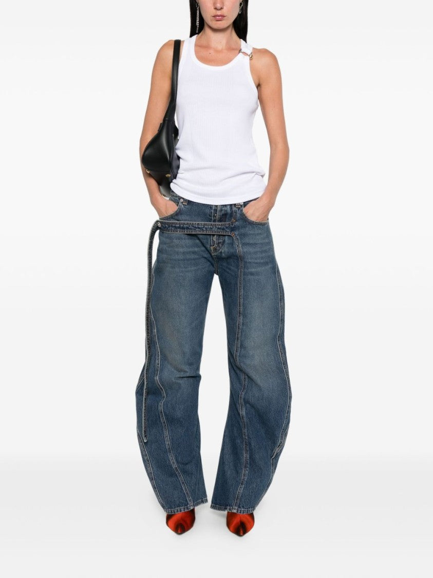 Jean Paul Gaultier Sleeveless White Top