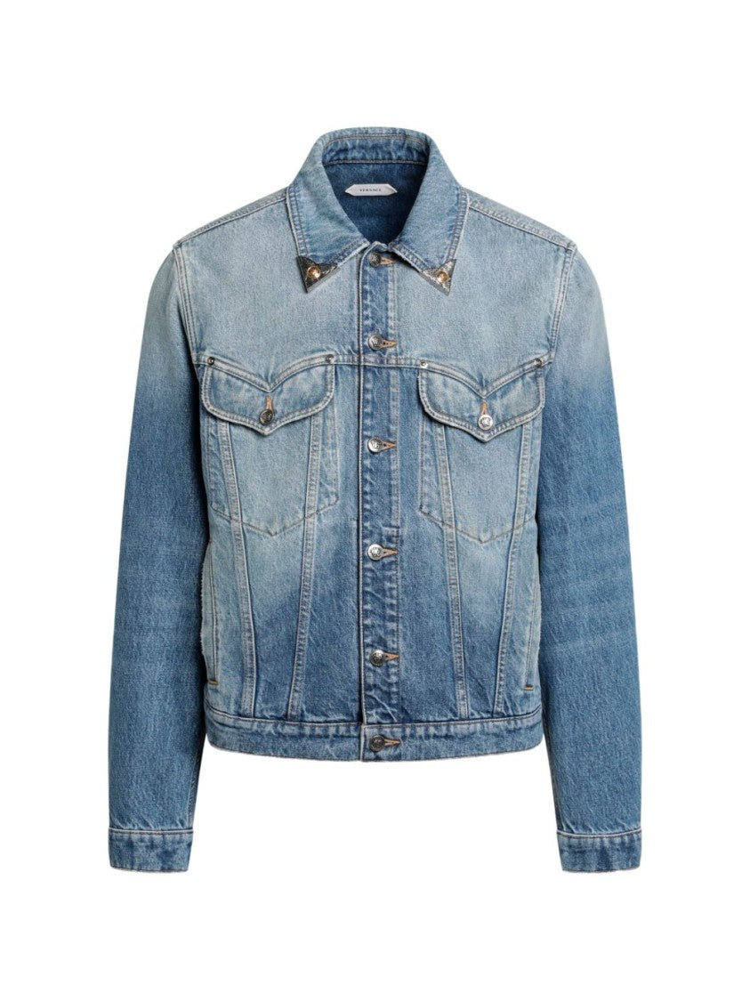 Versace Structured Denim Jacket