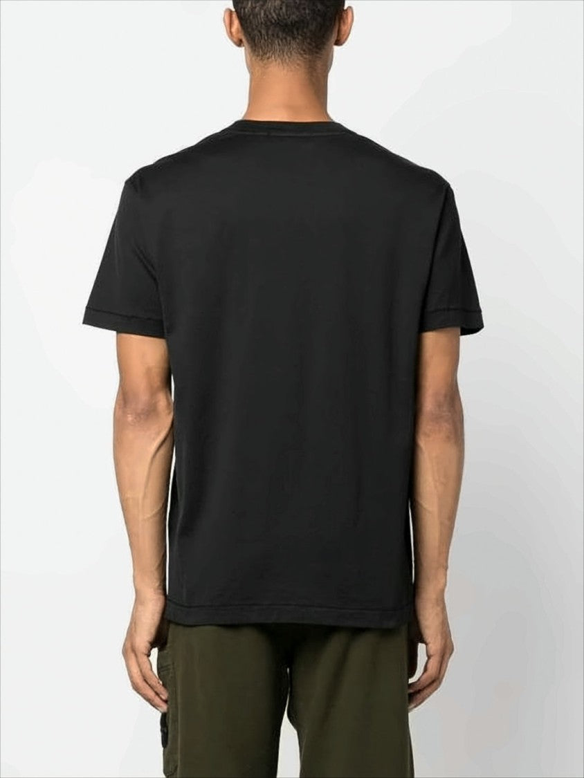 Stone Island Classic Short-Sleeve T-Shirt With Subtle Patch Logo