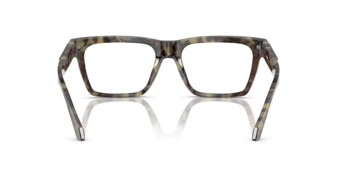 Versace 0Ve3354 Oversized Square Frame Tortoiseshell Versace Eyeglasses