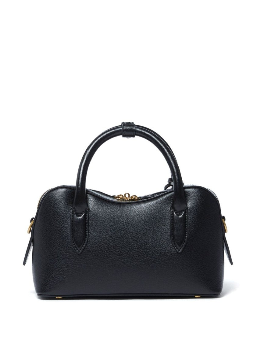 Stella Mccartney Black Two-Way Zip Bag With Gold-Tone Accents