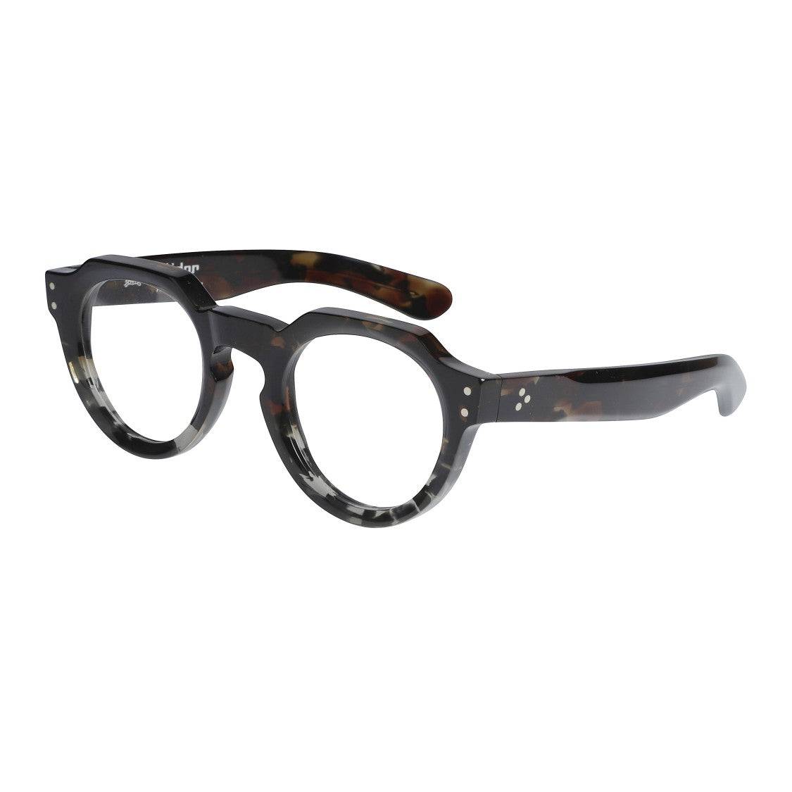 Kador Spike Bold Tortoiseshell Rounded Frame Eyeglasses