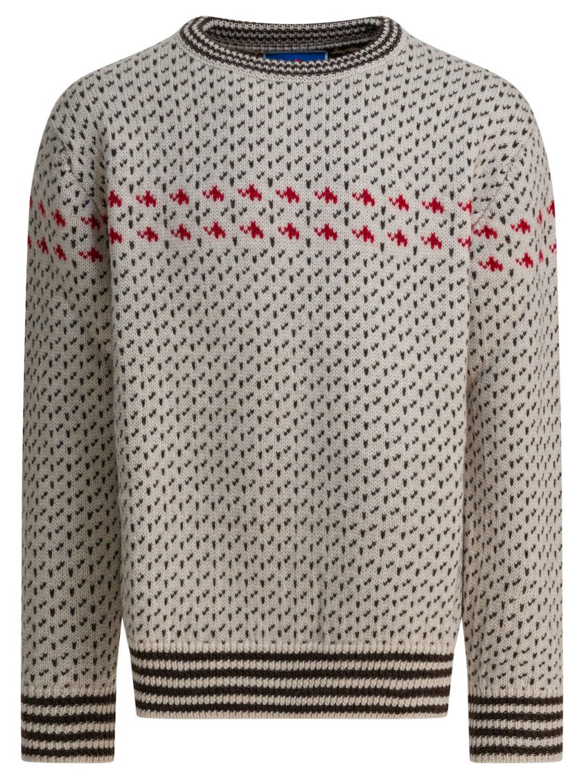 Mammut Wool Knit Sweater With Unique Motif