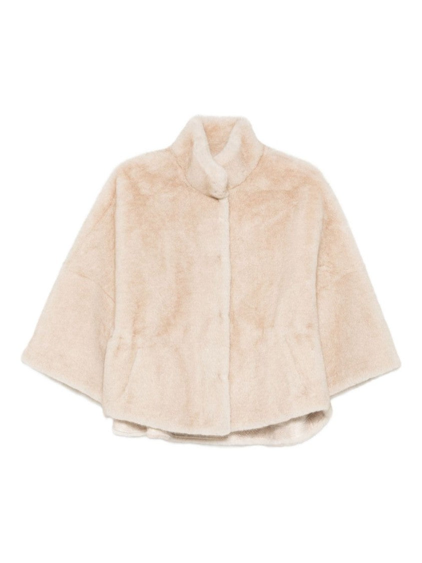 Valentini 1972 Boxy Silhouette Beige Coat