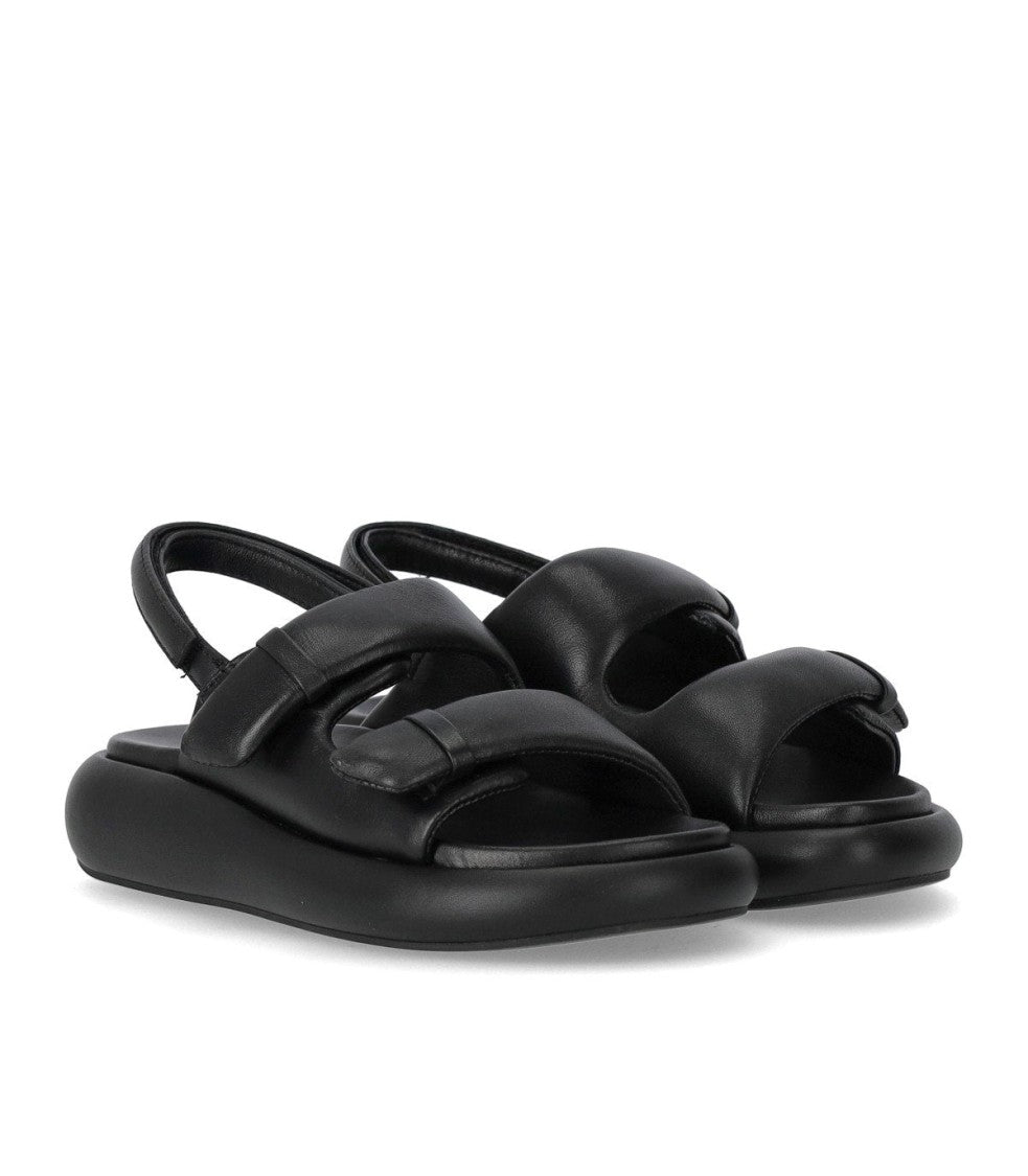 Ash Vinci Black Platform Sandal